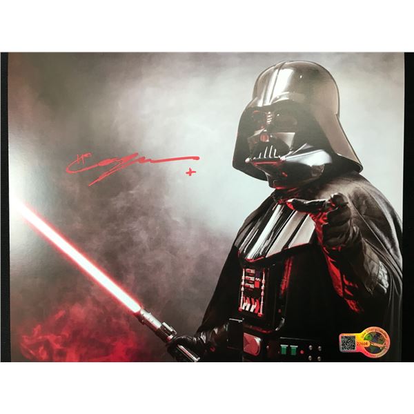 HAYDEN CHRISTENSEN SIGNED DARTH VADER 8X10 - WWOC COA