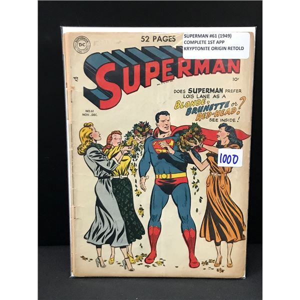 SUPERMAN #61 (1949) - DC COMICS