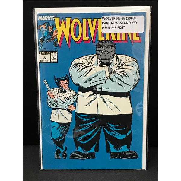 WOLVERINE #8 (1989) NEWSSTAND EDITION - MARVEL COMICS