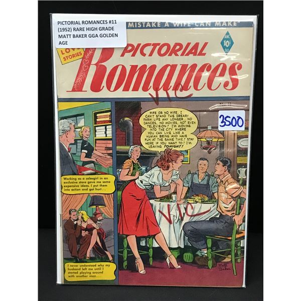 PICTORIAL ROMANCES #11 (1952)