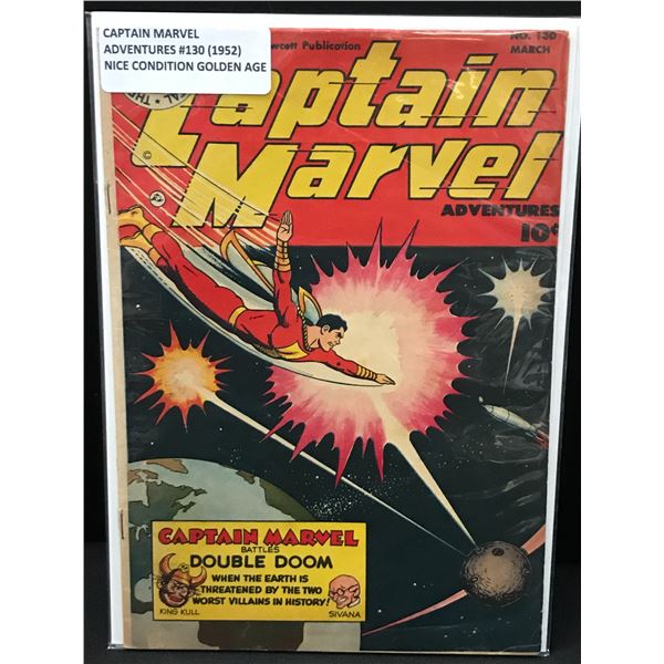 CAPTAIN MARVEL ADVENTURES #130 (1952) A FAWCETT PUBLICATION
