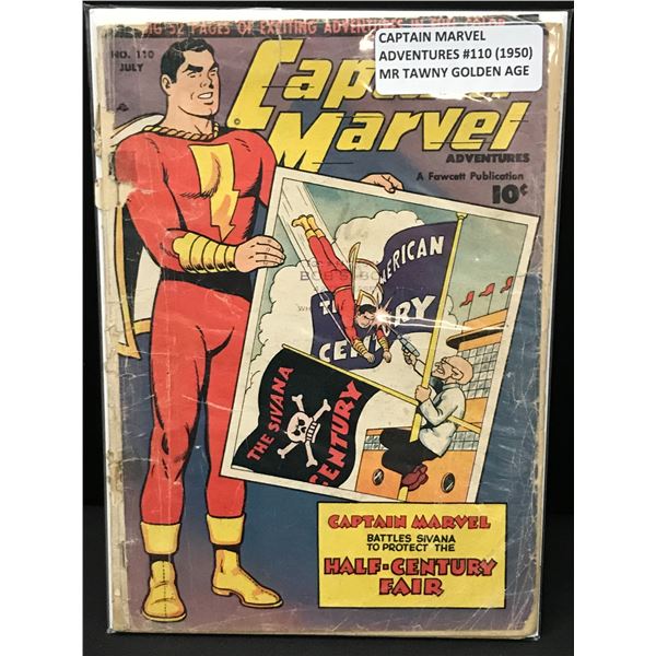 CAPTAIN MARVEL ADVENTURES #110 (1950) A FAWCETT PUBLICATION