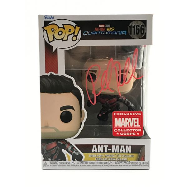 PAUL RUDD SIGNED ANT-MAN FUNKO POP - HOLLYWOOD COA
