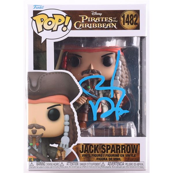 JOHNNY DEPP SIGNED JACK SPARROW PIRATES OF THE CARIBBEAN FUNKO POP - PSA COA
