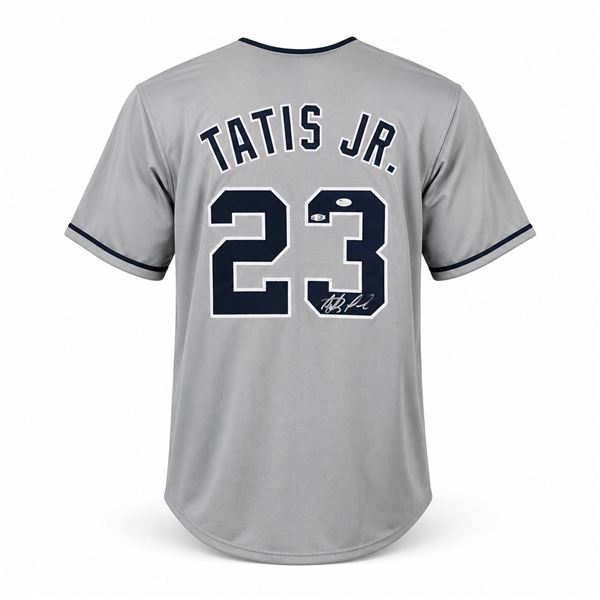 FERNANDO TATIS JR SIGNED SAN DIEGO BASEBALL JERSEY - JSA COA