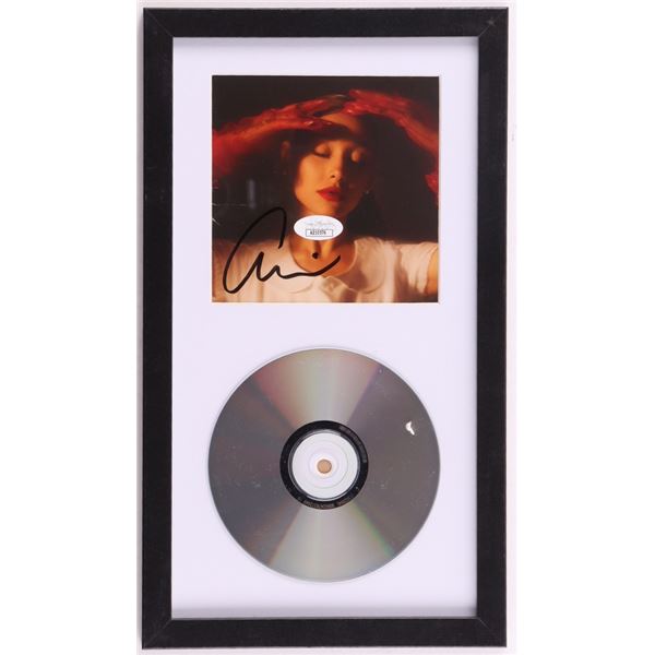 ARIANA GRANDE SIGNED AND FRAMED CD SLEEVE - JSA COA