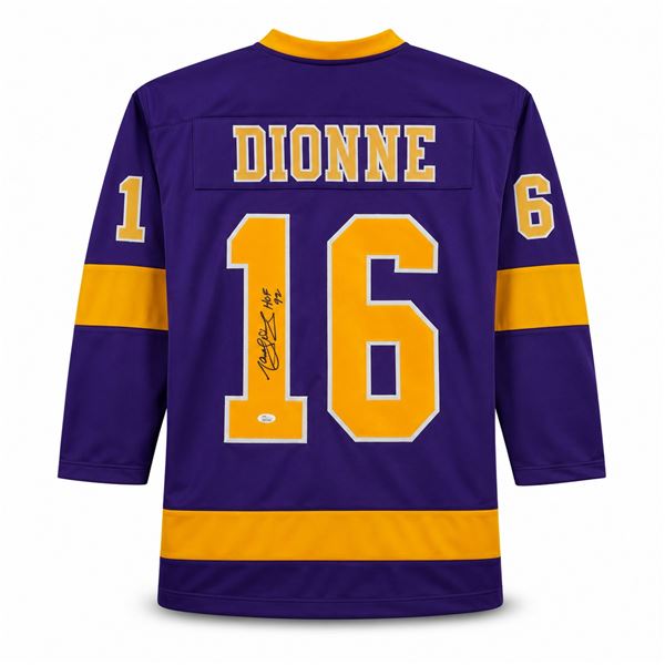 MARCEL DIONNE SIGNED LOS ANGELES HOCKEY JERSEY - JSA COA