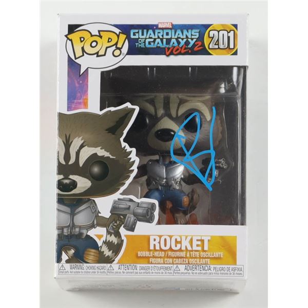 BRADLEY COOPER SIGNED ROCKET GUARDIANS OF THE GALAXY FUNKO POP - BECKETT COA
