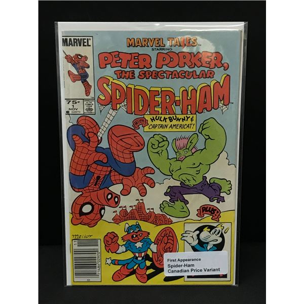 PETER PORKER THE SPECTACULAR SPIDER-HAM #1 1ST APP SPIDER-HAM CPV - MARVEL COMICS
