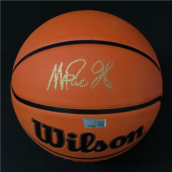 MAGIC JOHNSON SIGNED BASKETBALL - ACE COA