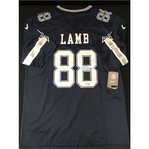 CEEDEE LAMB SIGNED DALLAS COWBOYS CUSTOM JERSEY - ELITE COA