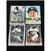 Image 1 : LOT OF 4 BASEBALL TRADING CARDS - INCLUDING MAYS, RUTH AND ROBINSON