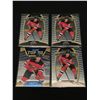 Image 1 : LOT OF 4 UPPER DECK ALLURE JACK HUGHES ROOKIE TRADING CARDS