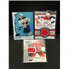 Image 1 : LOT OF 3 UPPER DECK PATCH HOCKEY TRADING CARDS