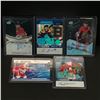 Image 1 : LOT OF 5 SIGNED HOCKEY TRADING CARDS - INCLUDING ROOKIES