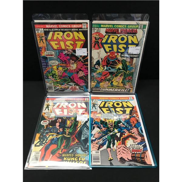 LOT OF 4 IRON FIST COMICS - MARVEL COMICS