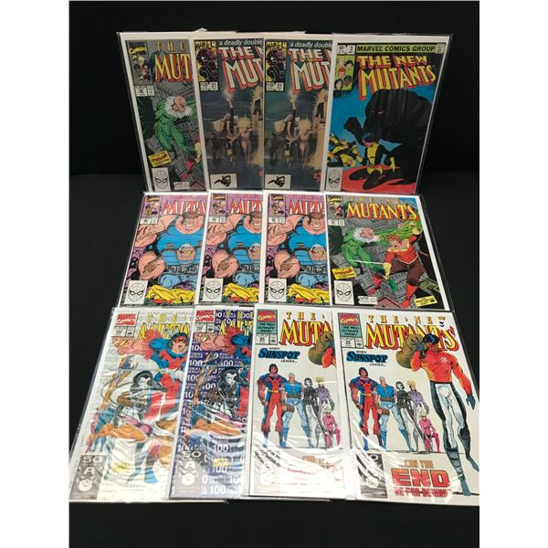 LOT OF 12 THE NEW MUTANTS COMICS - MARVEL COMICS
