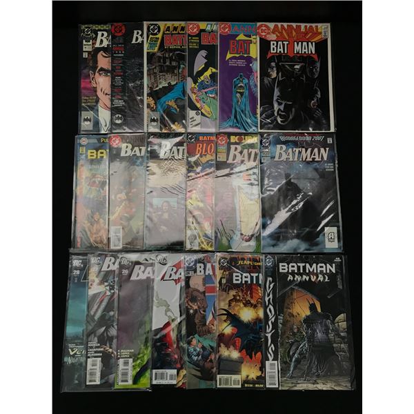 LOT OF 18 BATMAN COMICS - DC COMICS