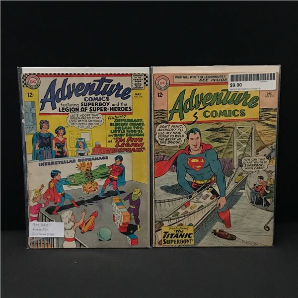 LOT OF 2 ADVENTURE COMICS - DC COMICS