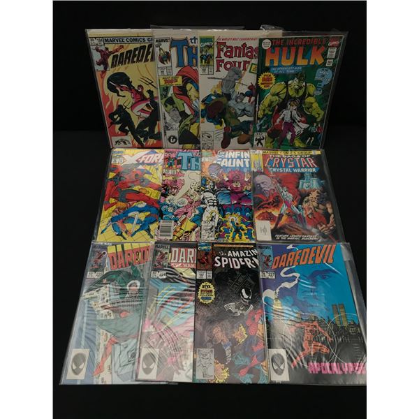 LOT OF 12 MIXED TITLE COMICS - MARVEL COMICS