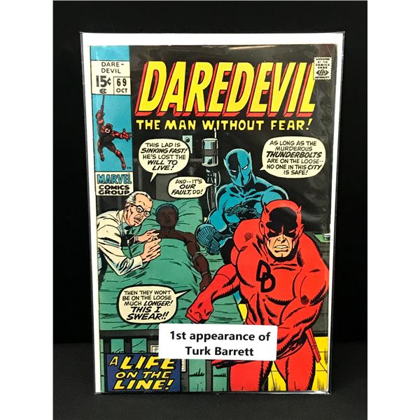 DAREDEVIL #69 1ST APP OF TURK BARRETT - MARVEL COMICS