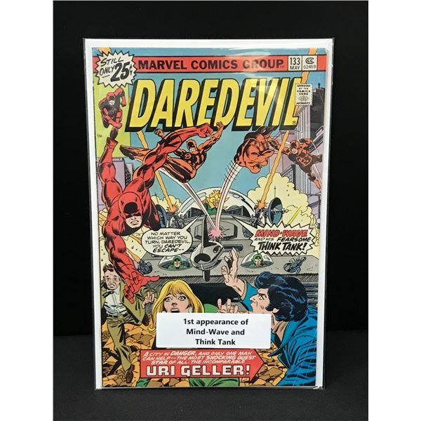 DAREDEVIL #133 1ST APP OF MIND-WAVE AND THINK TANK - MARVEL COMICS