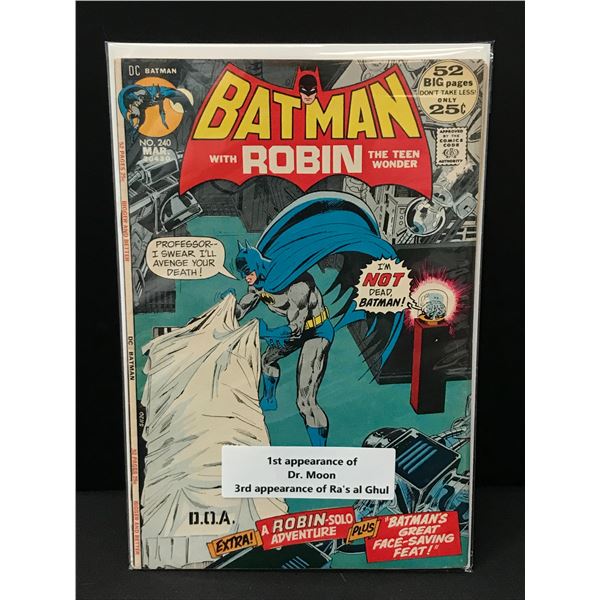 BATMAN #240 1ST APP DR. MOON - DC COMICS