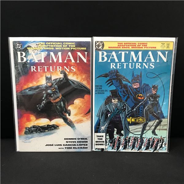 LOT OF 2 BATMAN RETURNS COMICS - DC COMICS