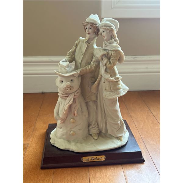 A. Belcari 1985 Dear. Arnart Porcelain Winter Figurine