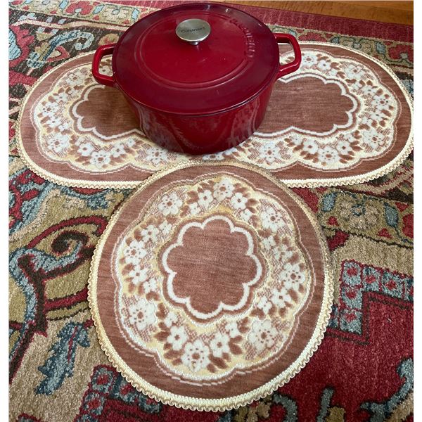 Cuisinart Red Enameled Cast Iron Dutch Oven With Lid