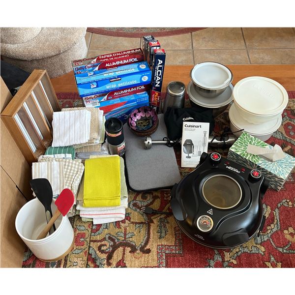 Kitchen Tools, Appliances, Storage, Linens, and Accessories
