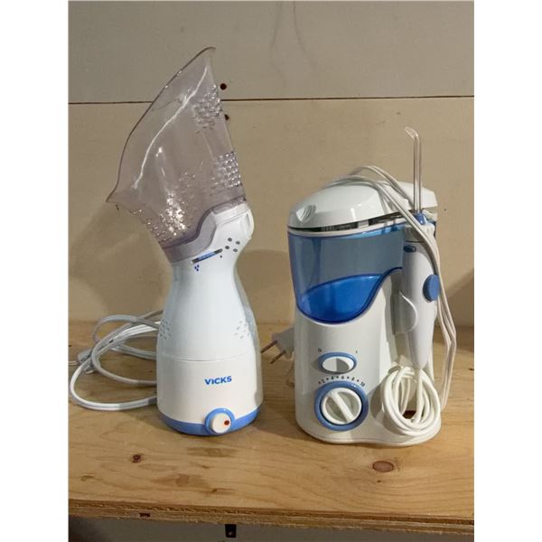 Vicks Personal Steam Inhaler and Waterpik WP-100/100C Water Flosser