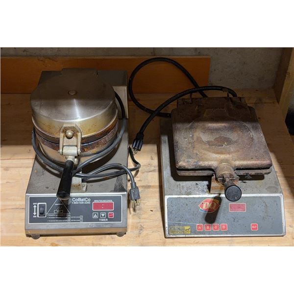 CoBatCo and Carbon's (DQ) Commercial Waffle Makers (2 Units)
