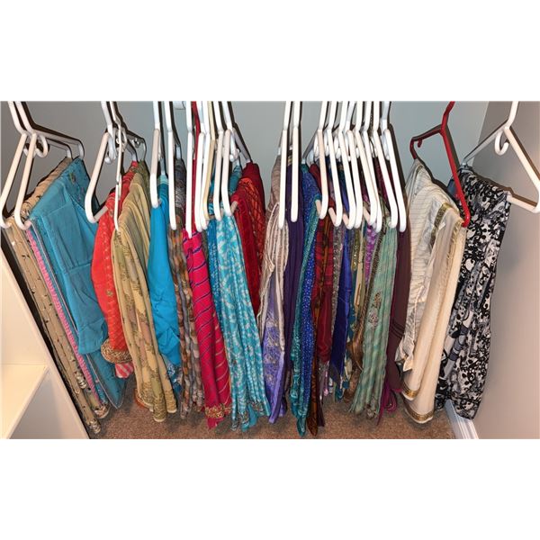 Traditional Indian Sarees in Mixed Fabrics and Colours