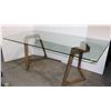 Image 1 : GLASS DINING TABLE WITH 4 CHAIRS