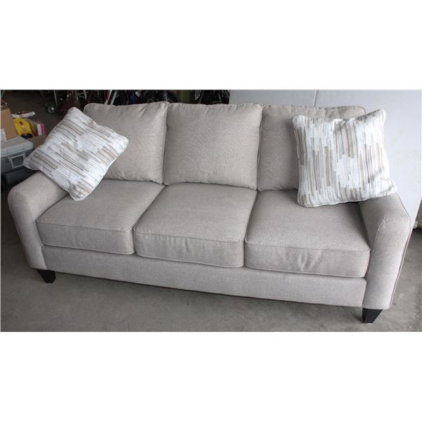 LAZYBOY COUCH WITH THROW PILLOWS