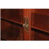 Image 3 : GIBBARD SOLID CHERRY BOOKCASE W GLASS DOORS 5