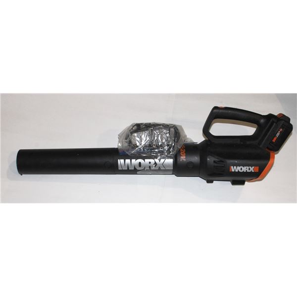 WORX CORDLESS LEAF BLOWER WITH CHARGER