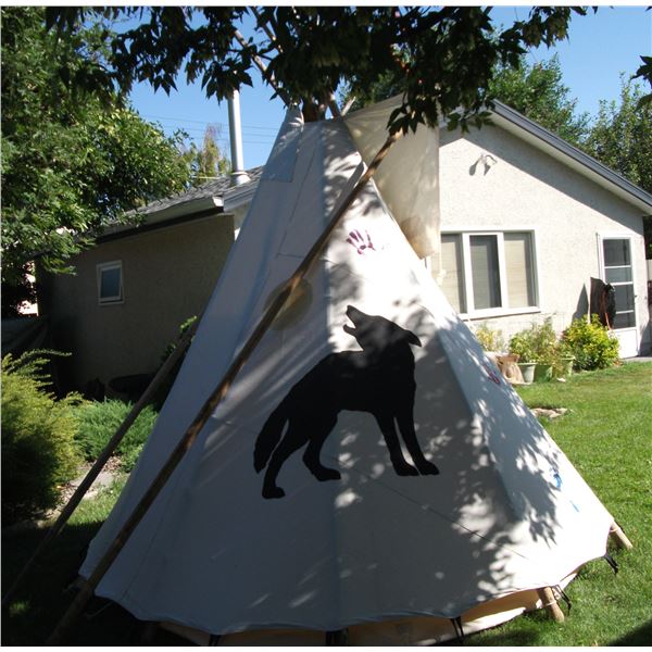 9 FOOT BLACKFOOT BACKYARD TIPI