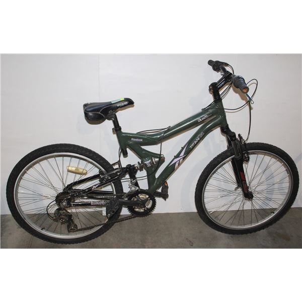 REEBOK FULL SUSPENSION MOUNTAIN BIKE