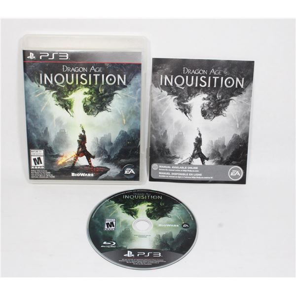 PS3 DRAGON AGE INQUISITION