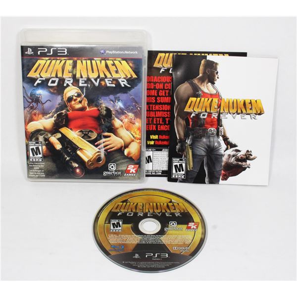 PS3 DUKE NUKEM FOREVER