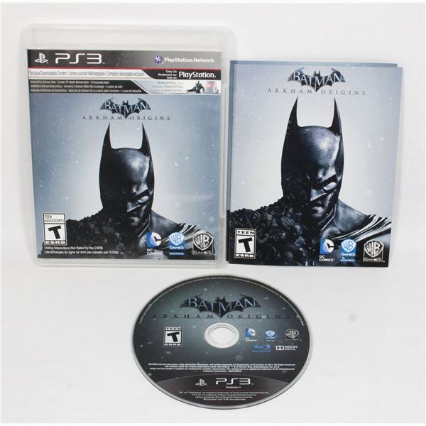 PS3 BATMAN ARKHAM ORIGINS