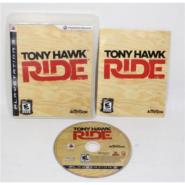 PS3 TONY HAWK RIDE