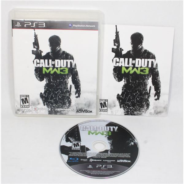 PS3 CALL OF DUTY MW3