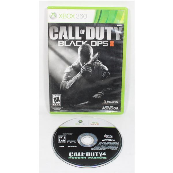 BLACK OPS II CASE (COD 4 MODERN WARFARE DISC)
