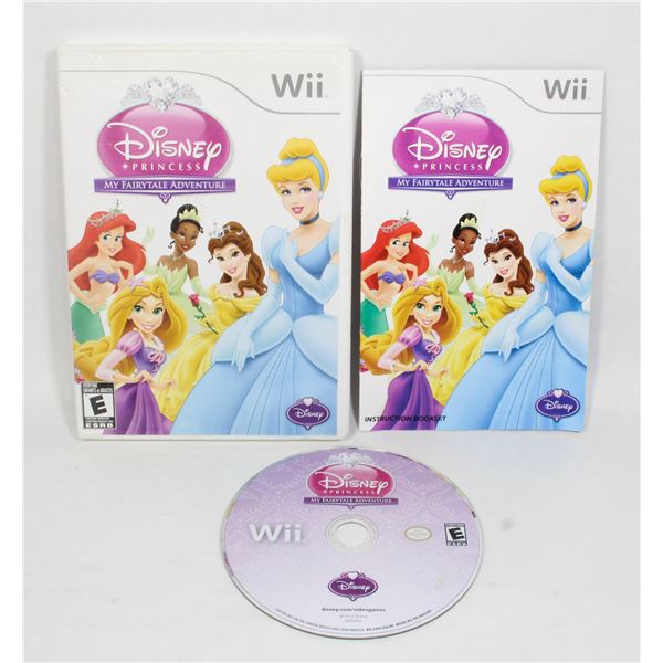 WII DISNEY PRINCESS MY FAIRYTALE ADVENTURE
