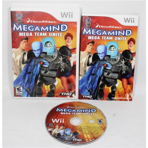 WII DREAMWORKS MEGAMIND MEGA TEAM UNITE