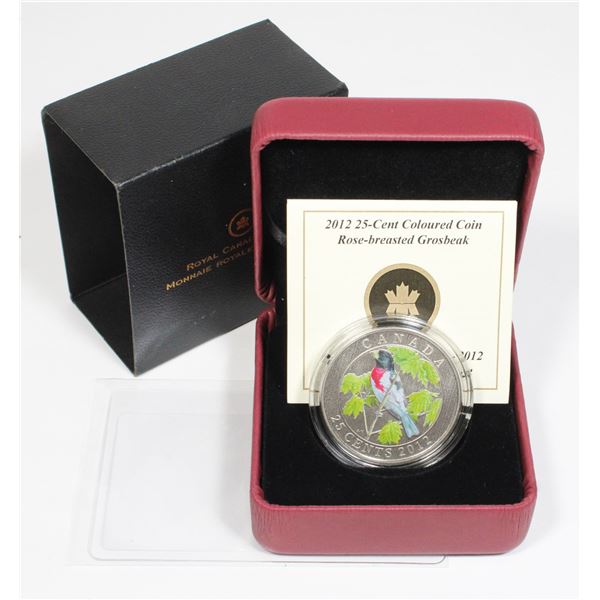 2012 25-CENT BIRDS OF CANADA