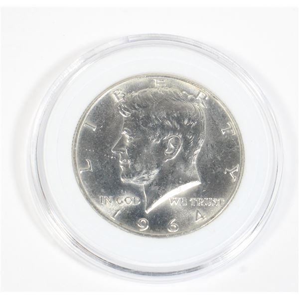 1964 USA KENNEDY SILVER HALF DOLLAR
